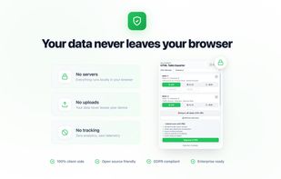 HTML Table Exporter screenshot 2