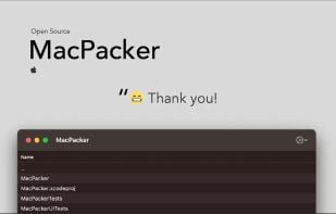 MacPacker screenshot 1