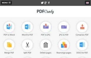 Web application environment; not all functions displayed. 