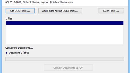 Birdie DOC to PDF Converter screenshot 1
