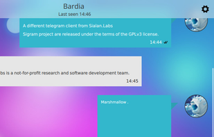 You can transfer any type of files between your Sigram client and other telegram client.