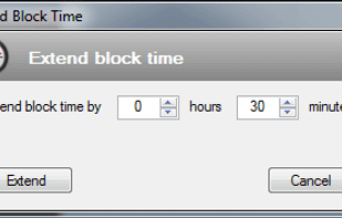 Extend blocking time