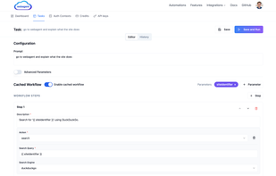 Webagent screenshot 2