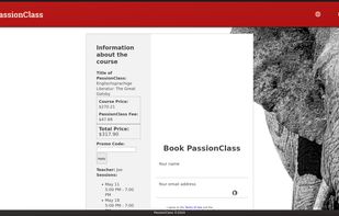 PassionClass screenshot 2