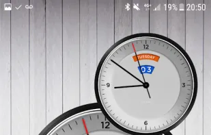 Minimal Clock Live Wallpaper screenshot 1
