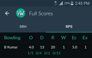 HW Cricket screenshot 1