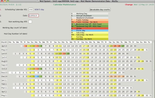 Full State award based calendar including RDOs and all leave types
