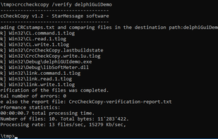 CrcCheckCopy screenshot 1