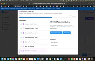 Onboarding process to connect systems and create context with eaase