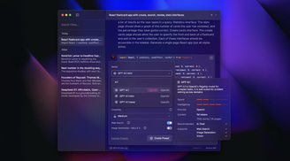 Raycast now supports new GPT-4.1 models image