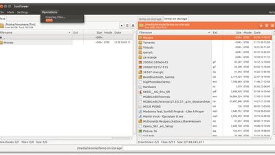 Minimized progress dialog