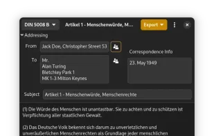Escritoire screenshot 1