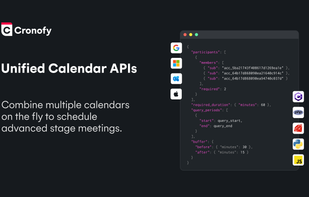 Unified Calendar APIs