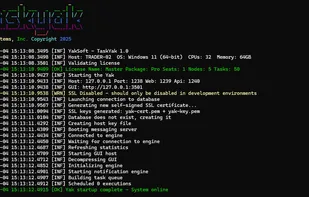 Boot up your yak with a single command line, self contained executable.