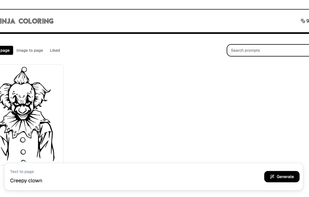 NinjaColoring screenshot 1