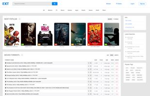 EXT Torrents -  home page