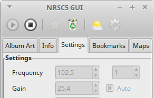 NRSC5-GUI screenshot 2