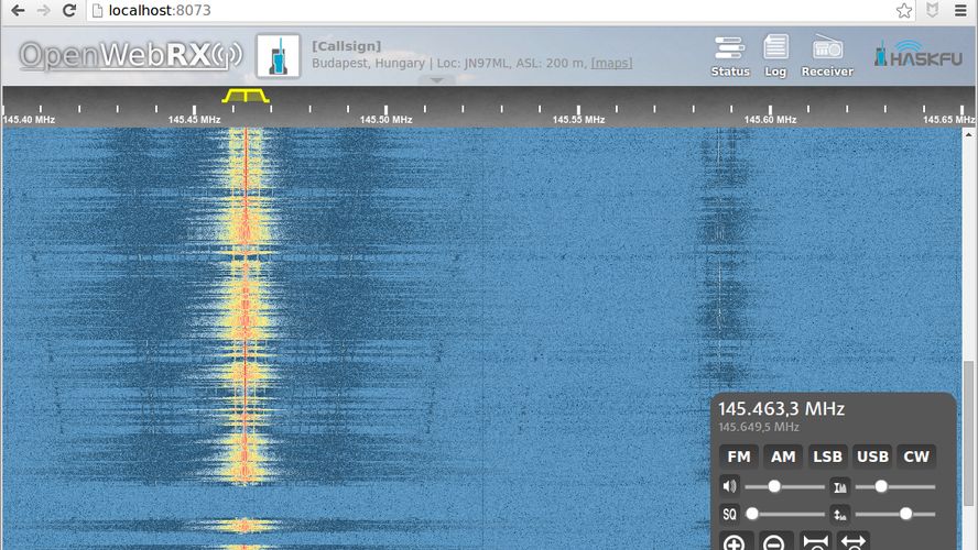 OpenWebRX web-based software defined radio