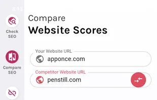 Compare websites