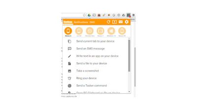 The Chrome extension