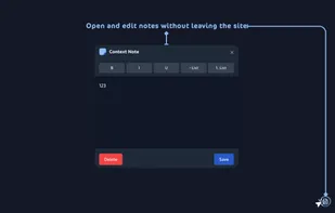 Context Notes screenshot 2