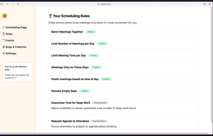 Set your meeting rules