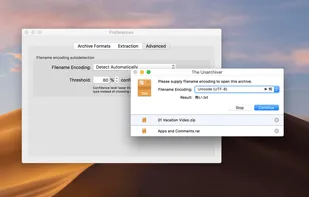 The Unarchiver screenshot 2