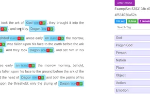 LightTag.io screenshot 1