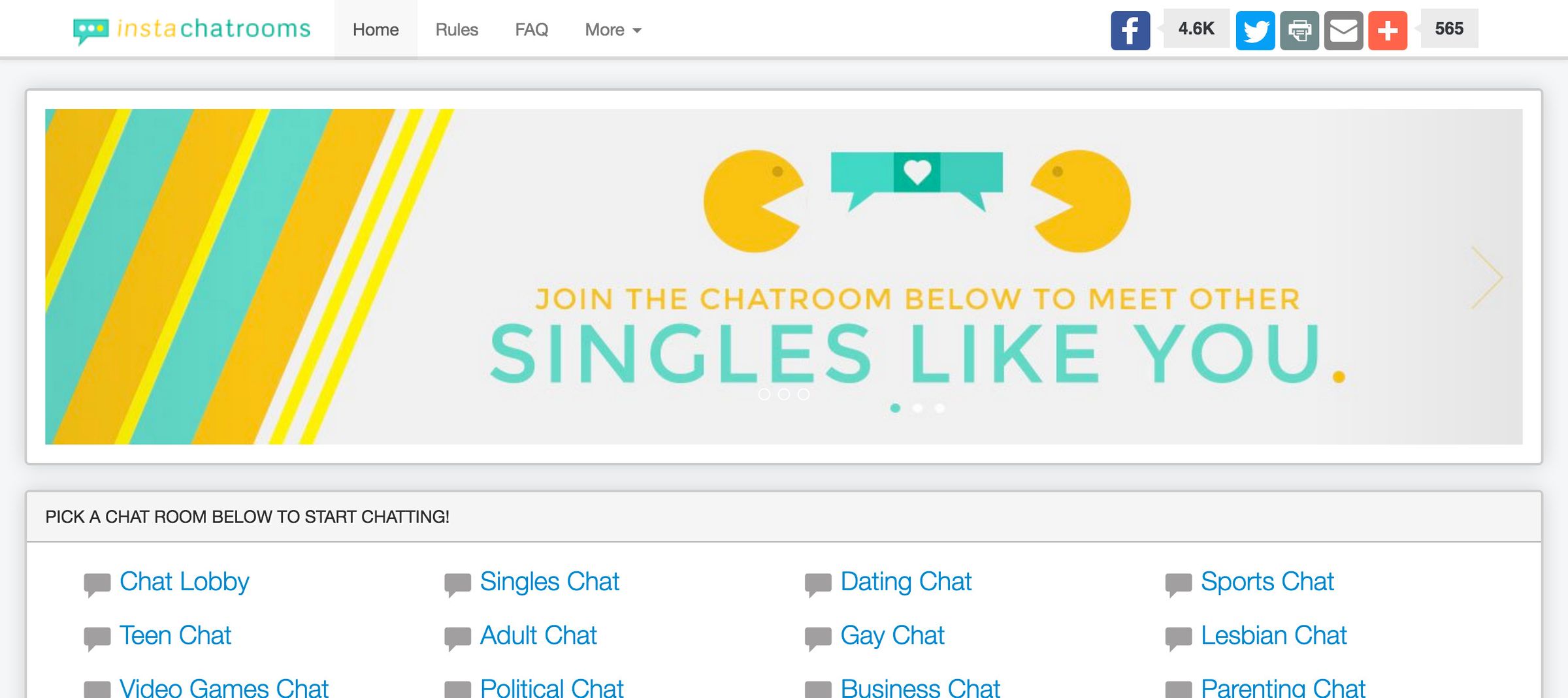 Instachatrooms: Has over hundred different chat rooms and you can video  chat too | AlternativeTo