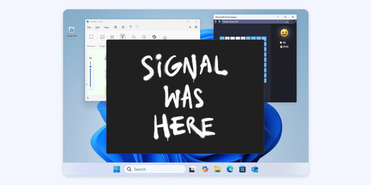 Signal adds screenshot protection on Windows 11 to block Recall from storing your chats image