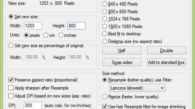 Resize image