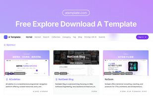 A Template | website templates