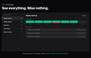 CronSignal screenshot 2