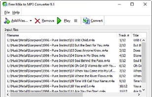 Free M4a to MP3 Converter screenshot 1