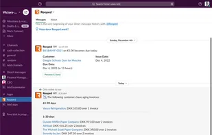 Quickly see if you need to take action right inside Slack