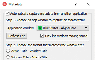 Automatic Metadata Capture