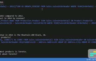 ChatGPT SQL screenshot 1