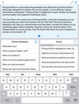 Proloquo4Text: The new text-based communication app that gives a ...