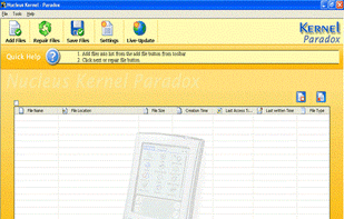 Kernel for Paradox Recovery screenshot 1