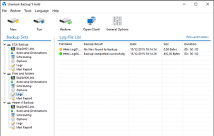 Uranium Backup screenshot 2