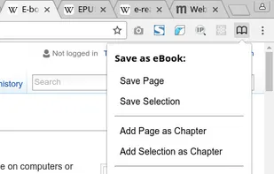 Save-as-ebook screenshot 1