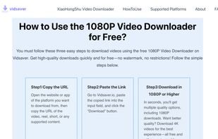 How to use-1080P Video Downloader
