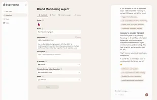 Supercamp Brand Monitoring Demo