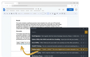 Store, find and manage Citations
