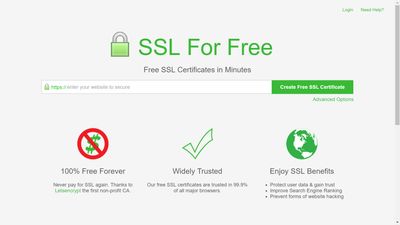 SSL For Free screenshot 1