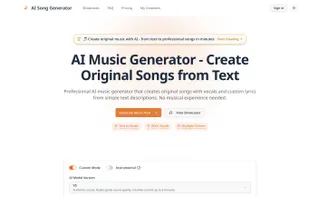 Song Generator AI screenshot 1