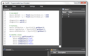 FreePIE screenshot 1