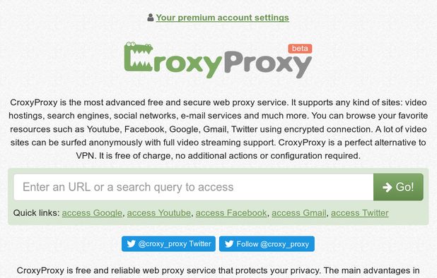 CroxyProxy Web Proxy: CroxyProxy Is The Most Advanced Free And Secure ...