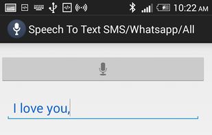 Speech To Text for SMS/Whatsapp screenshot 3