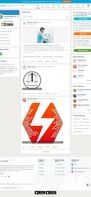 This image showcases a SocialEngine community feed, displaying recent posts, member activity, and trending hashtags within the platform.